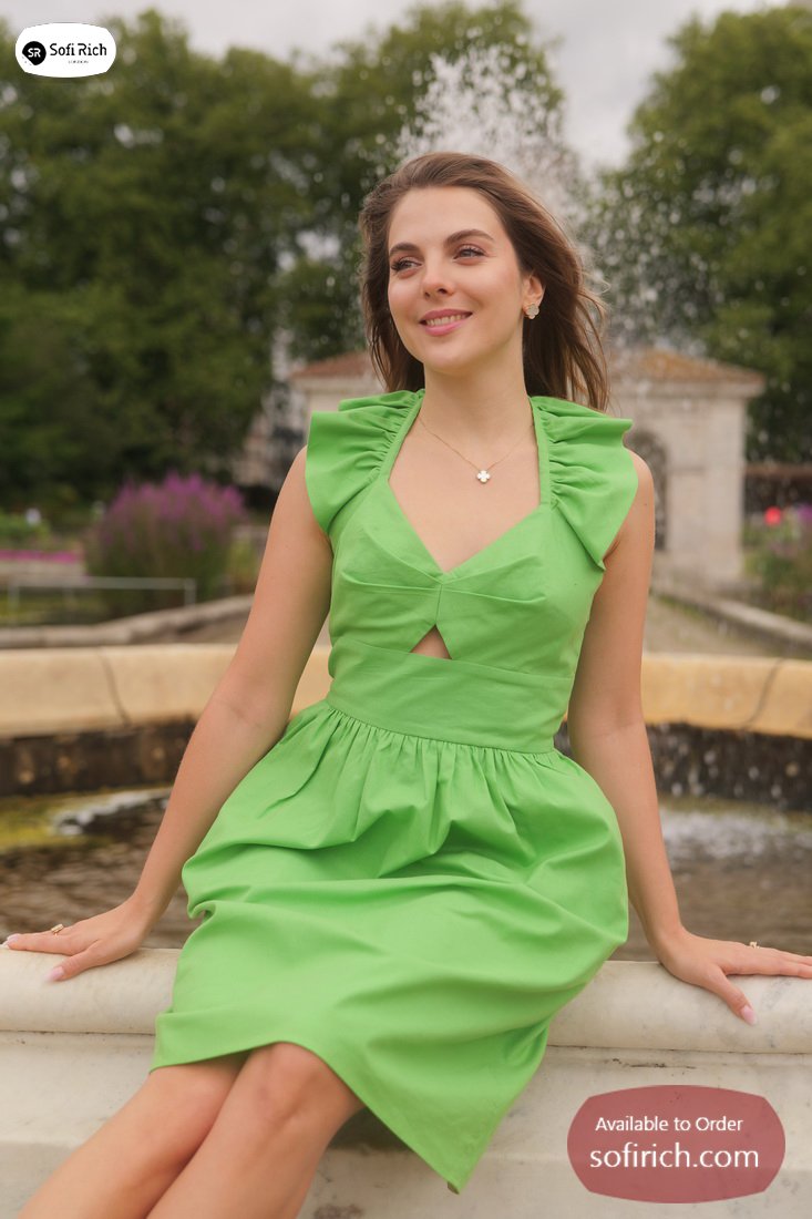 lime green ruffle dress ASOS Design - Ruffle Column Cami Maxi Dress - Women - Polyester - 0 US